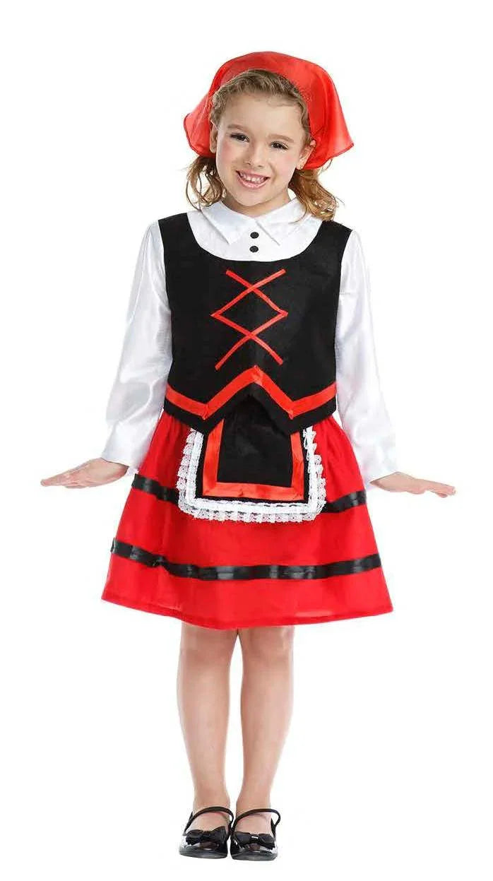 Disfraz de Pastorcilla para Niña y Bebé Navidad Infantiles Kimokawaii